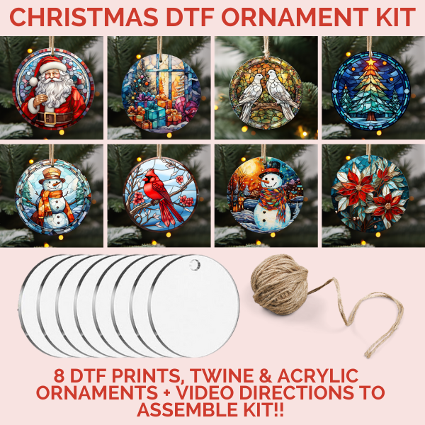 Christmas Ornament DTF Kit | DIY Kits