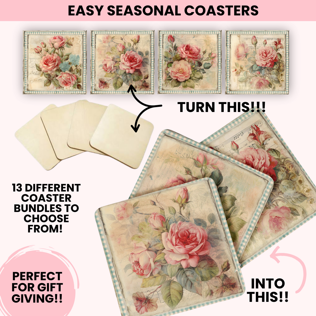 SEASONAL COASTER DTF Kit | DIY Kits