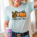 Peace Love Fall, Leopard| DTF Transfers