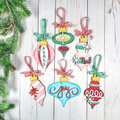 Vintage Christmas Ornament Set 44 | DIY Kits