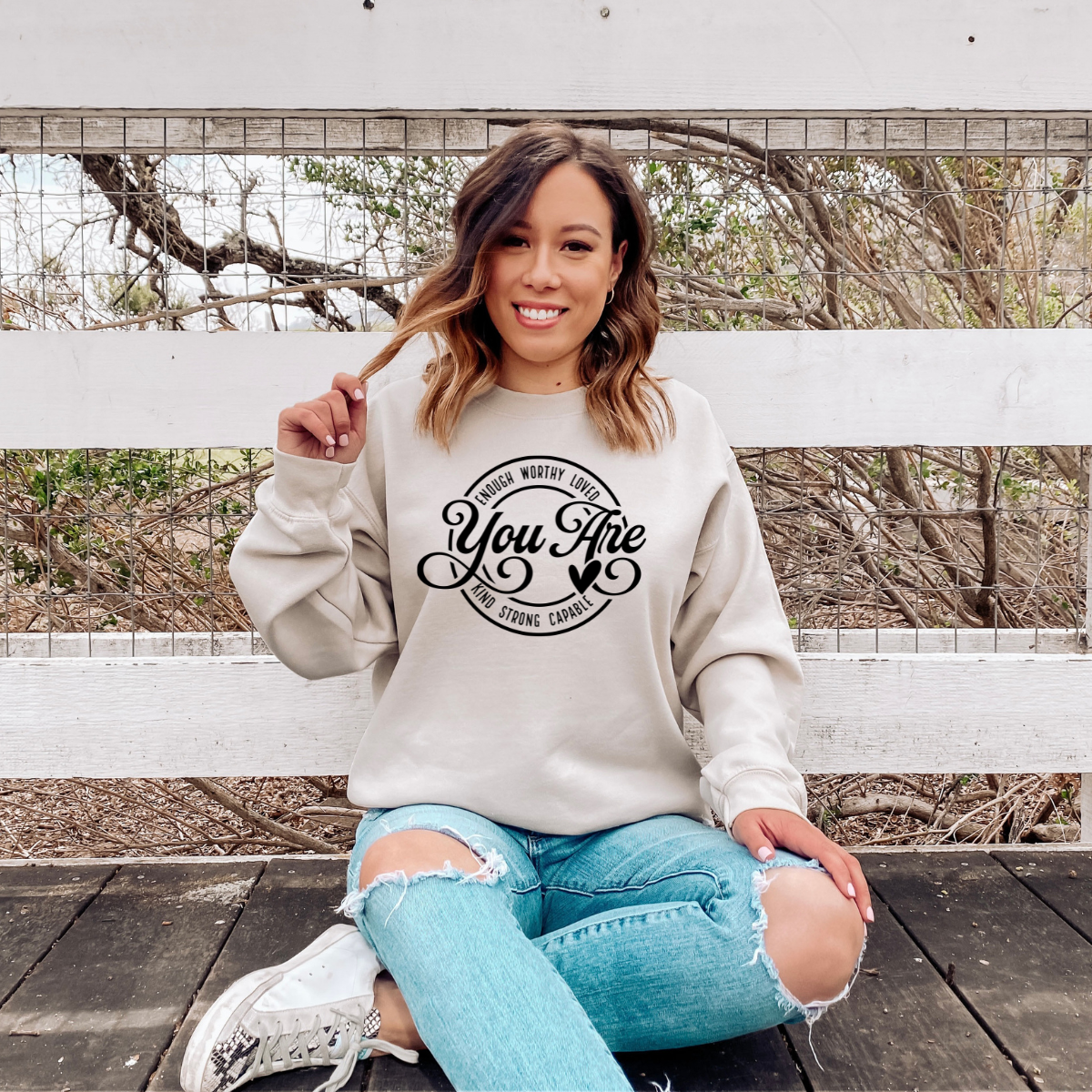 You Are Enough Worthy Loved| DTF Transfers