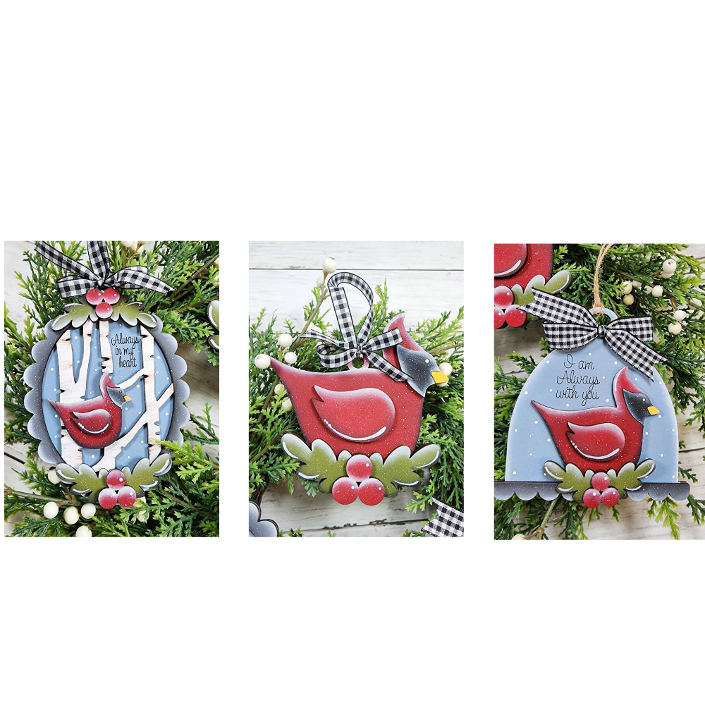 Cardnial Ornament Set 45 | DIY Kits