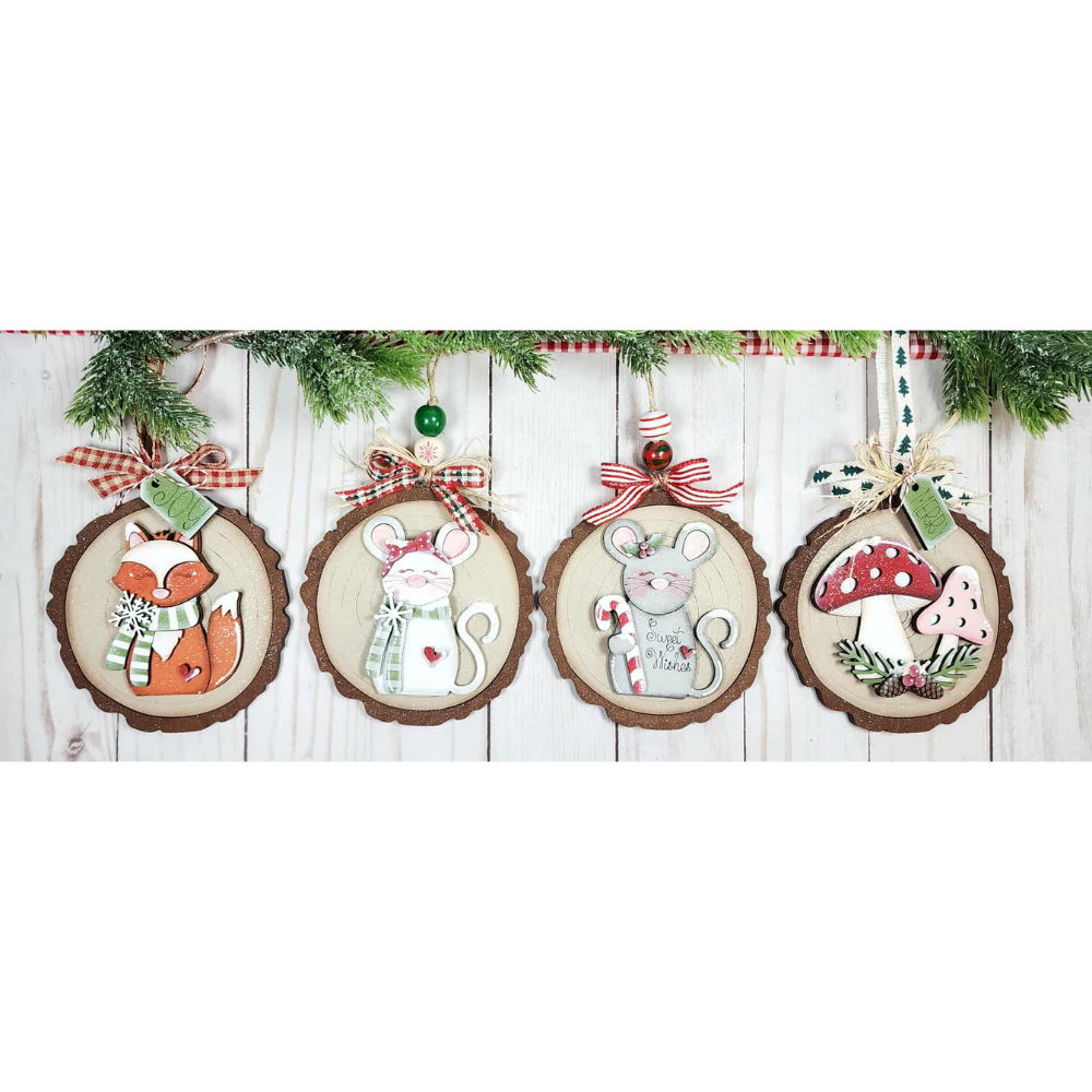 Winter Animals Ornament Set 38 | DIY Kits