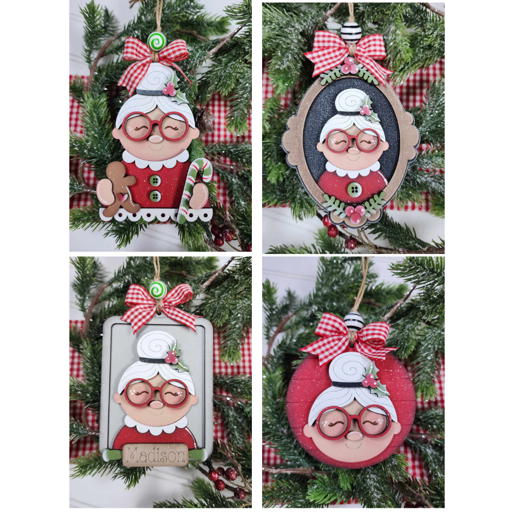 Mrs. Claus Ornament Set 30 | DIY Kits