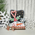 Candy Cane Snowman Shelf Sitter 51 | DIY Kits