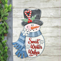 Sweet Winter Wishes Snowman Sign 52 | DIY Kits