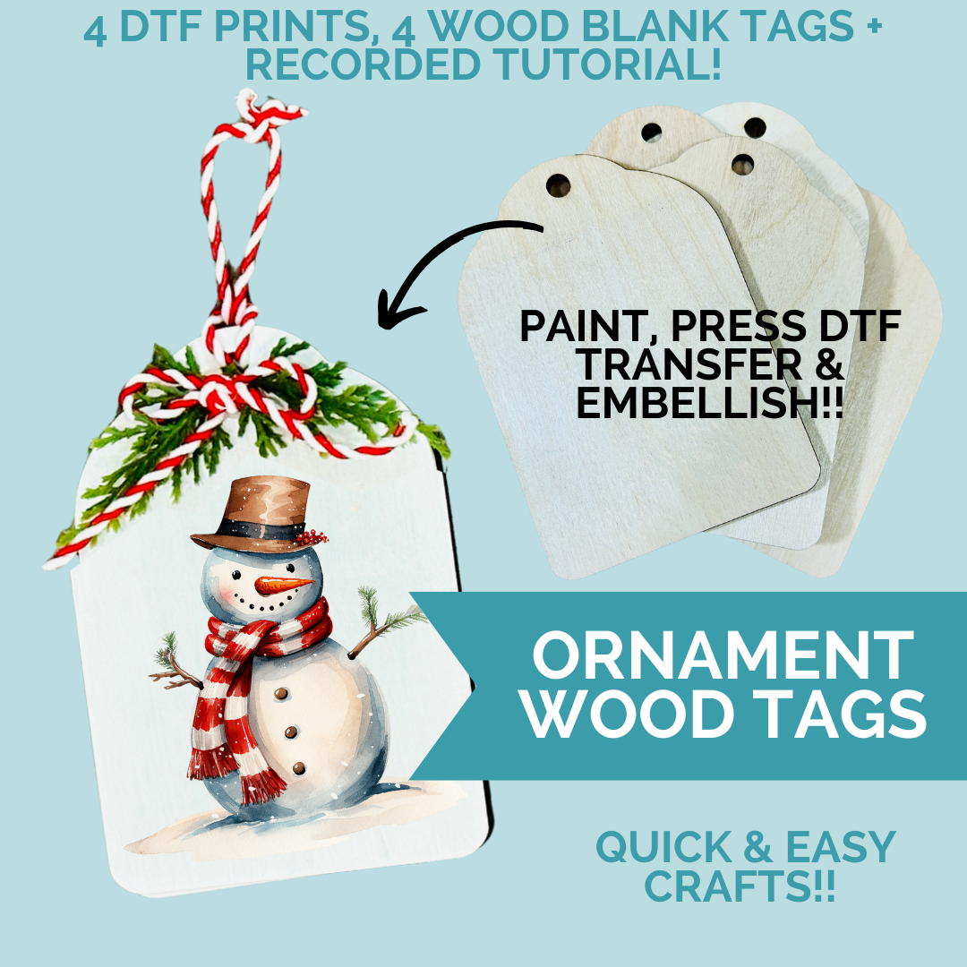 Holiday Tag DTF Craft Kit | DIY Kits