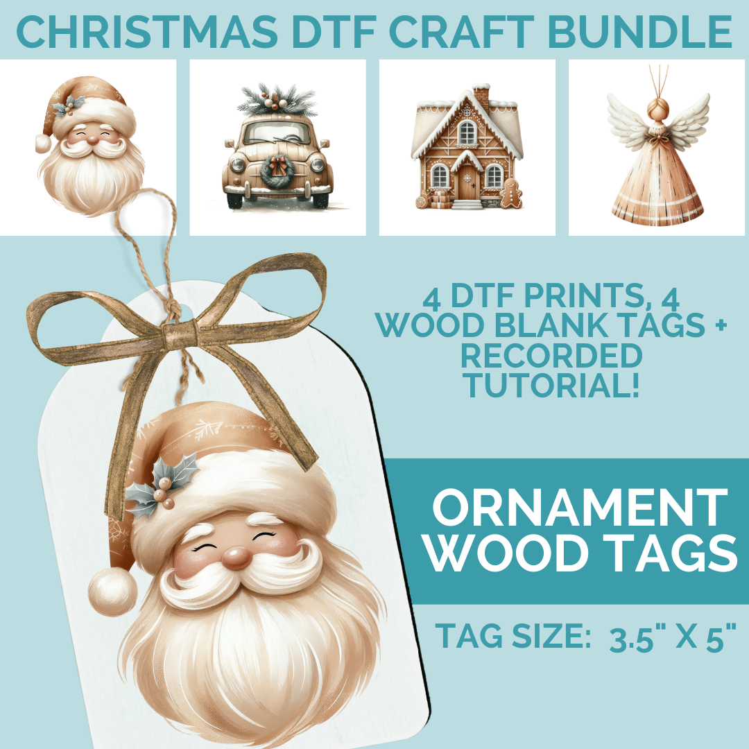 Holiday Tag DTF Craft Kit | DIY Kits