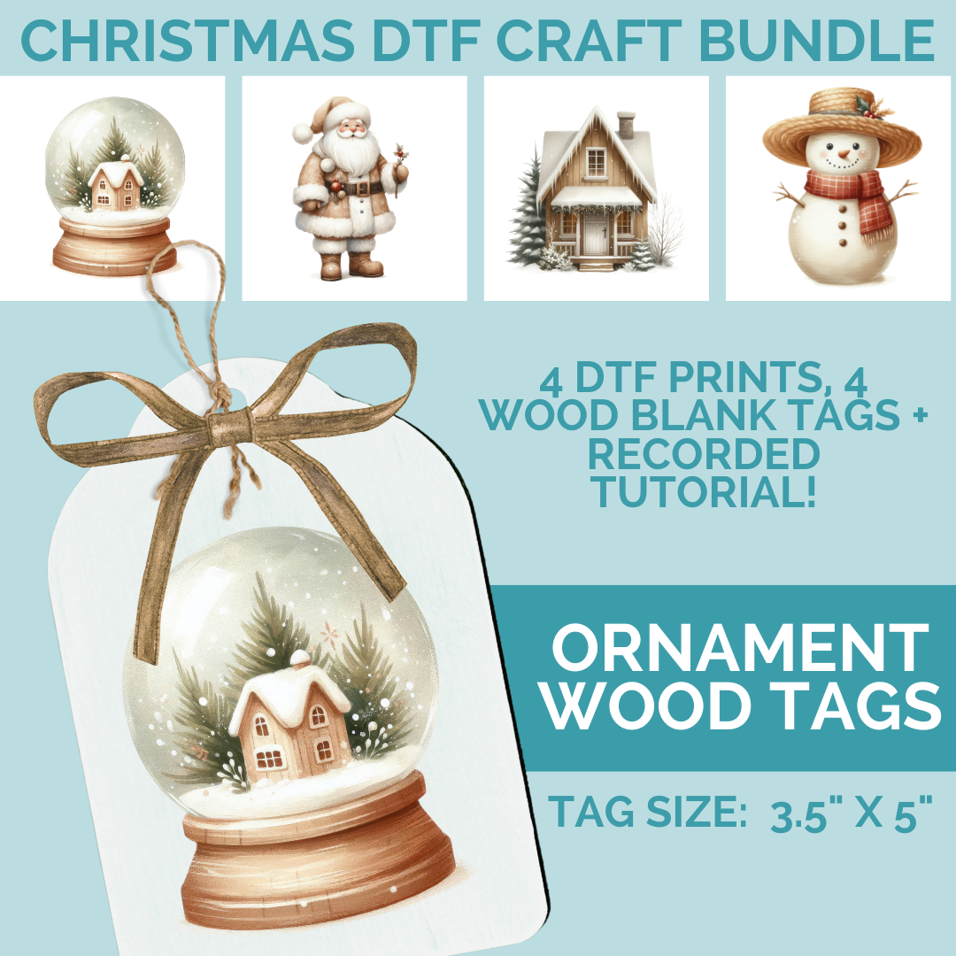 Holiday Tag DTF Craft Kit | DIY Kits