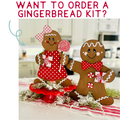 Gingerbread Boy and Girl Table Decor | DIY KIT