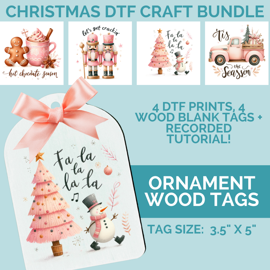 Holiday Tag DTF Craft Kit | DIY Kits