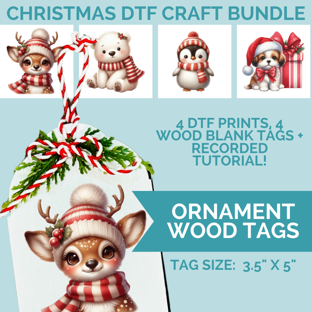 Holiday Tag DTF Craft Kit | DIY Kits
