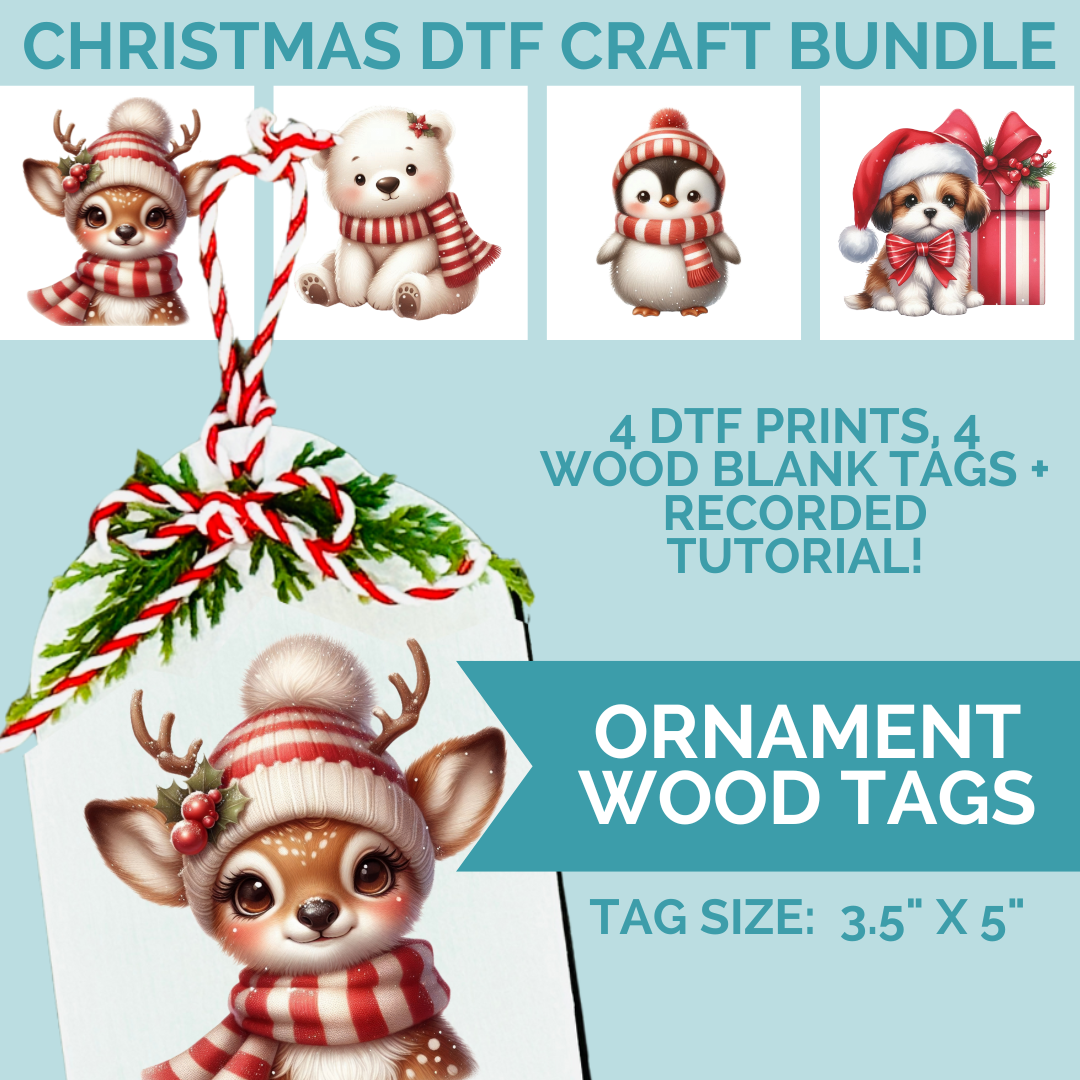 Holiday Tag DTF Craft Kit | DIY Kits