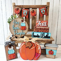 Fall Pumpkin Tiered Tray Set 65 | DIY Kits