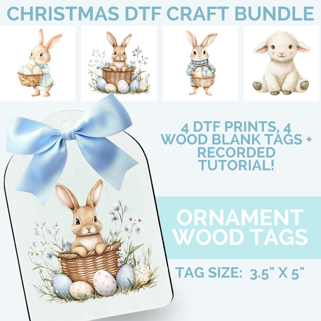 Holiday Tag DTF Craft Kit | DIY Kits