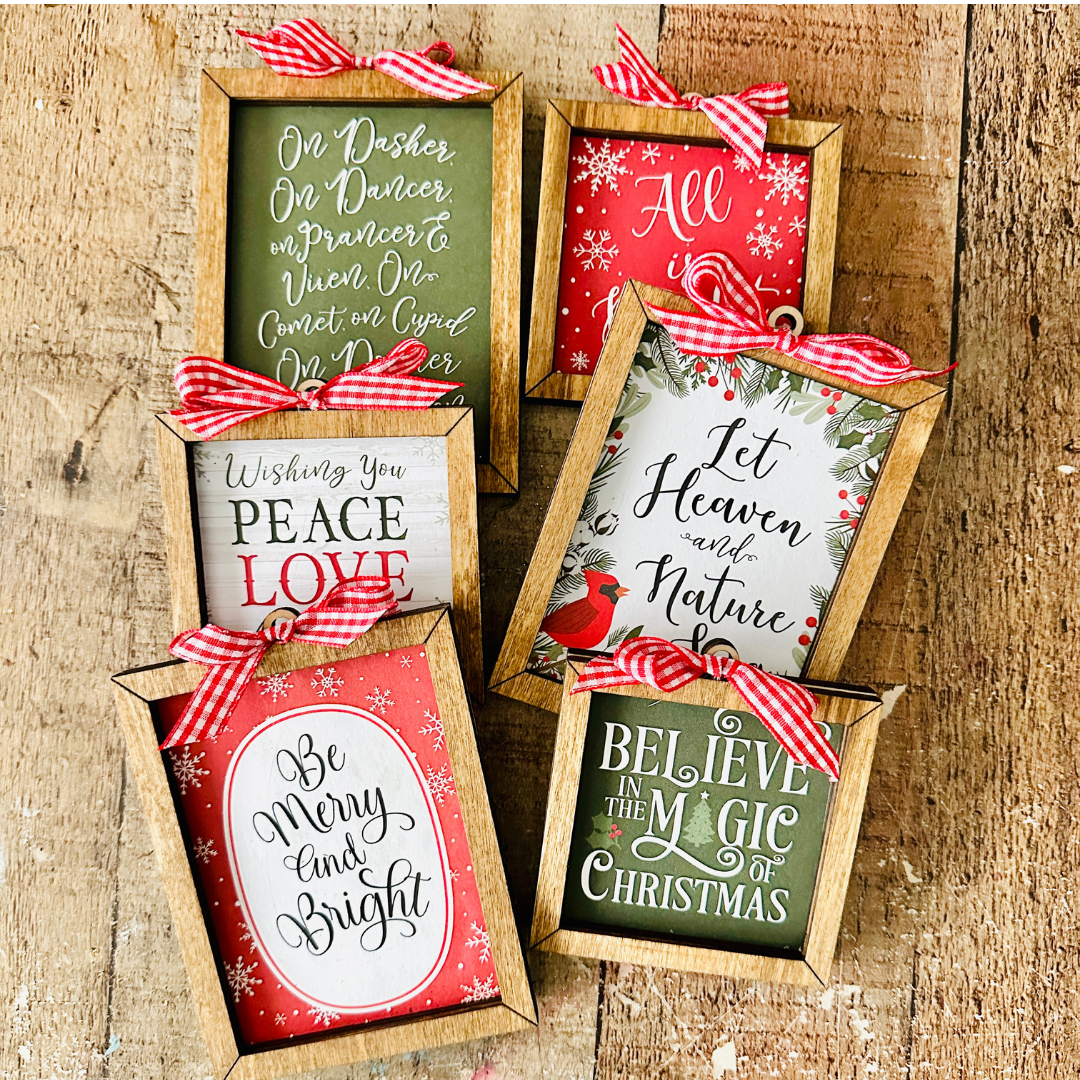 Wood Ornament Bundle Anniversary Event | DIY Kits
