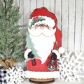 Vintage Santa with Tree Sign 66 | DIY Kits
