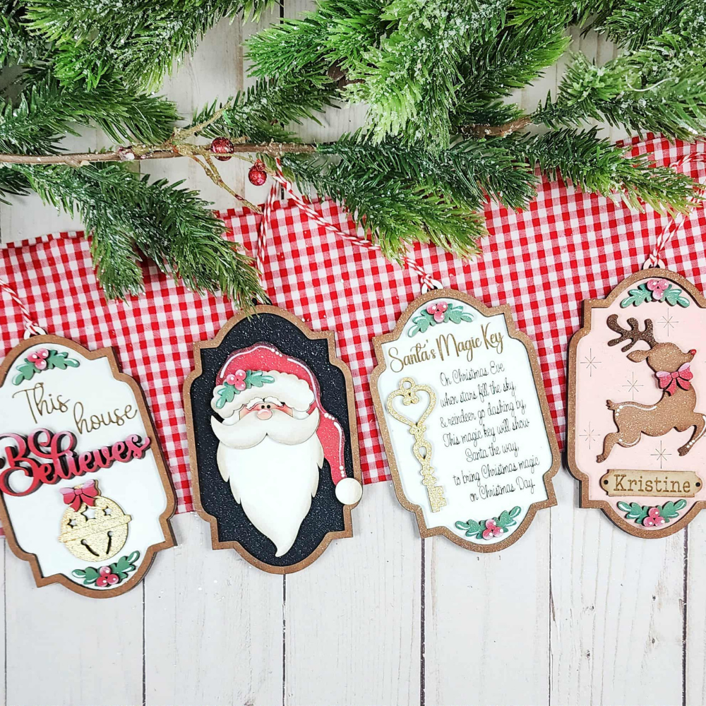 Vintage Christmas Keepsake Ornament Set 70 | DIY Kits