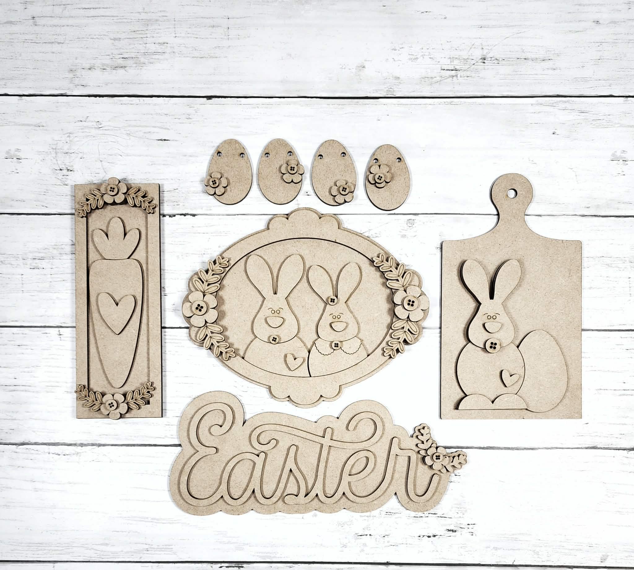 Easter Tiered Tray Decor Bundle | DIY Kits