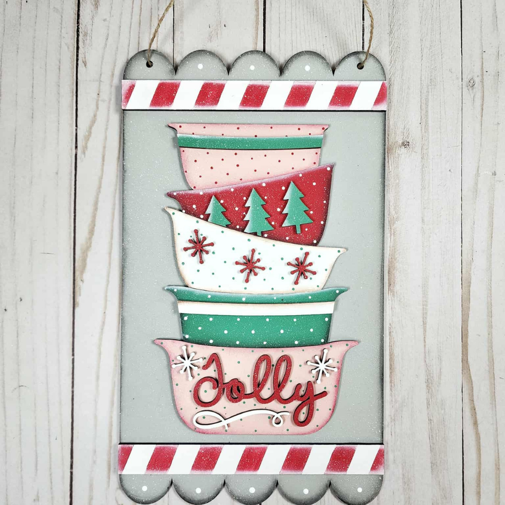 Jolly Mixing Bowls Sign 73 | DIY Kits