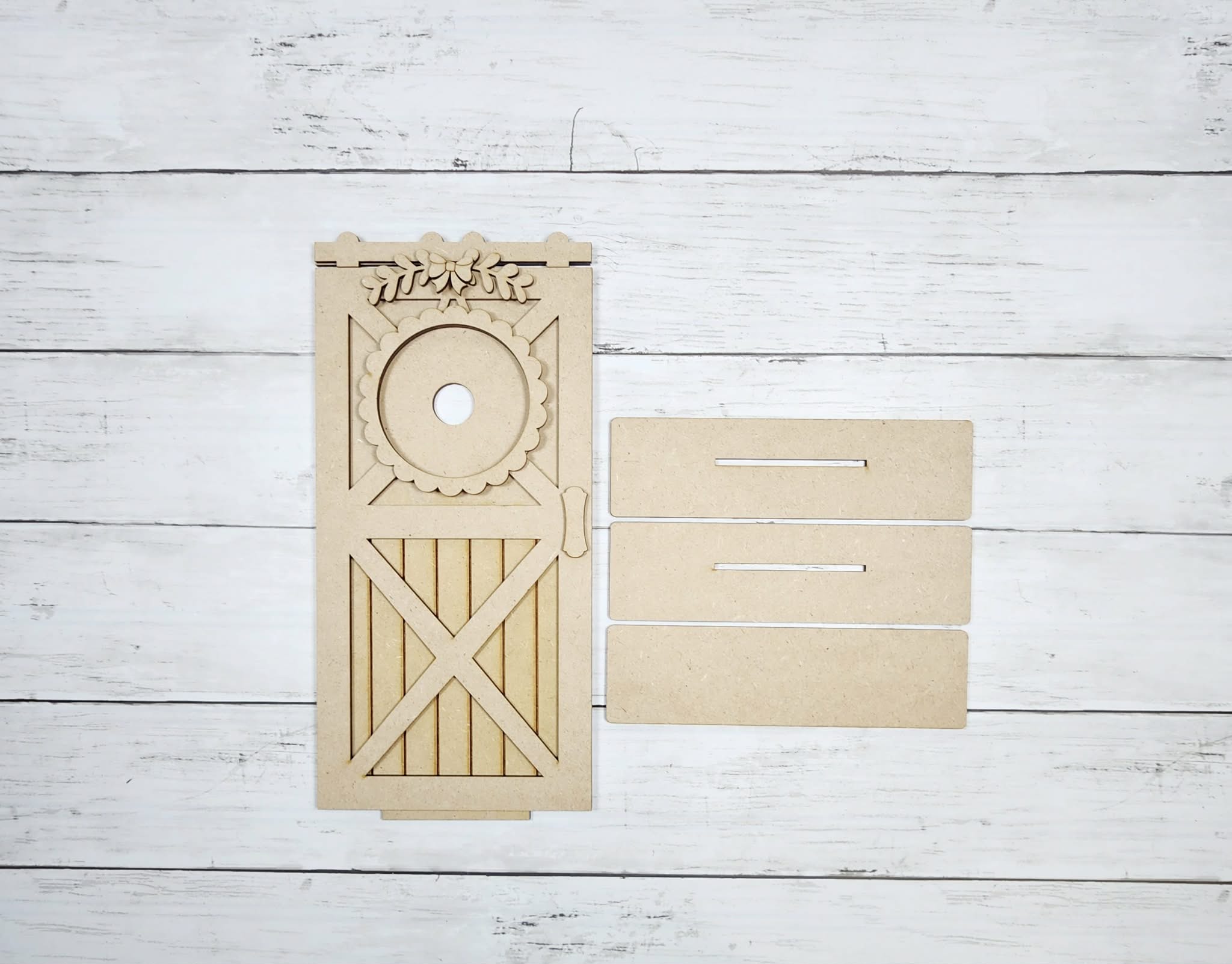 Interchangeable Barn Door Wood Sign | DIY Kits