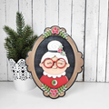 Mrs. Claus Portrait Shelf Sitter 24 | DIY Kits