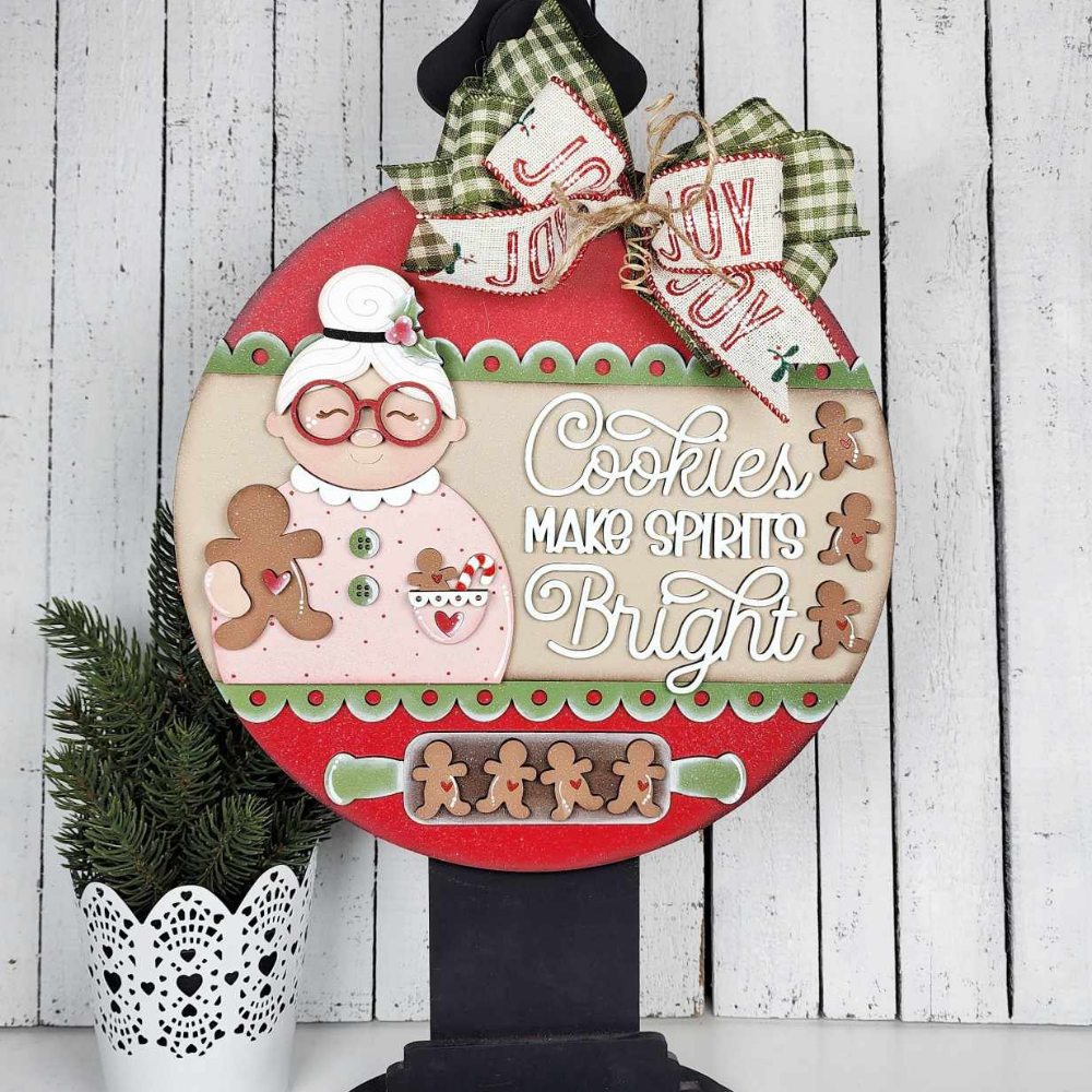 Cookies Make Spirits Bright Sign 26 | DIY Kits