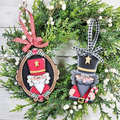 Vintage Santa Ornament Duo 29 | DIY Kits