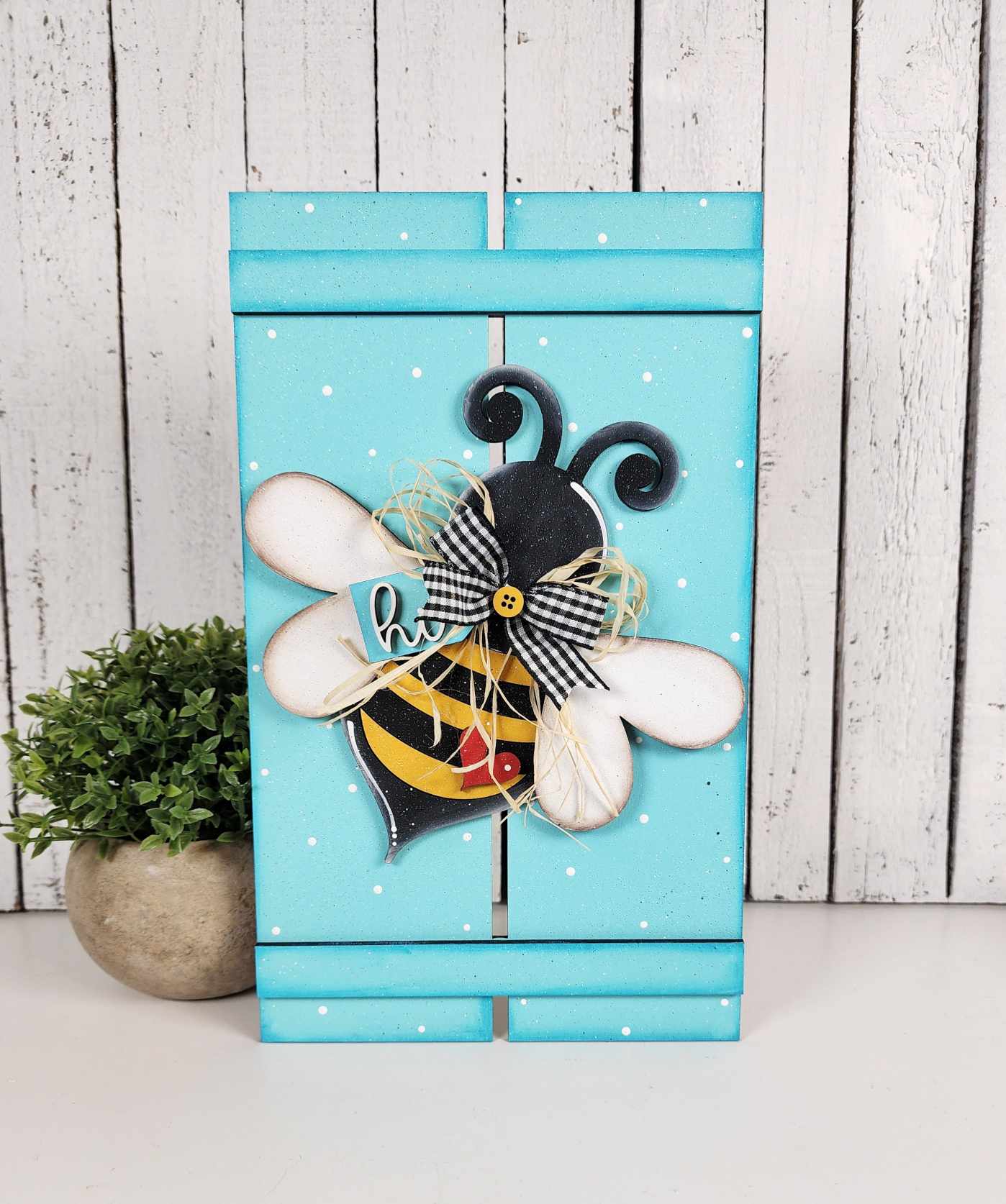 Hi Bee Pallet Wood Craft Blank | DIY Kits