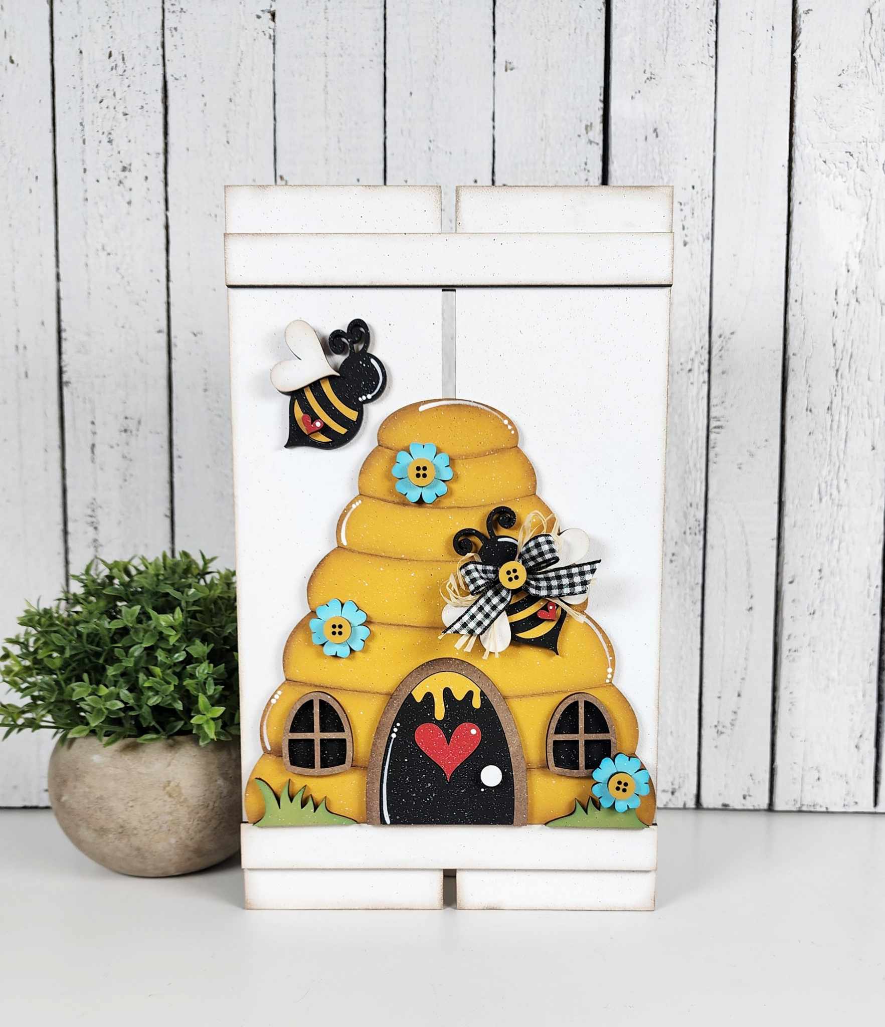 Bee Hive Pallet Wood Craft Blank | DIY Kits