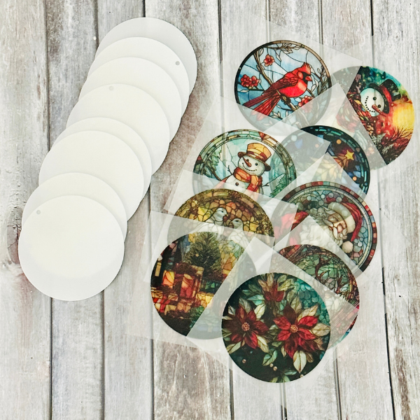 Stained Glass Seasonal Ornament DTF Kit | DIY Kits