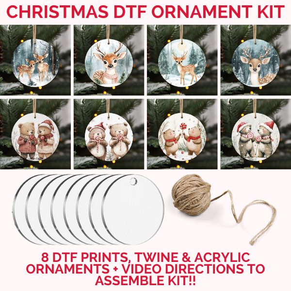 Stained Glass Seasonal Ornament DTF Kit | DIY Kits