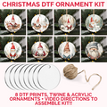 Stained Glass Seasonal Ornament DTF Kit | DIY Kits