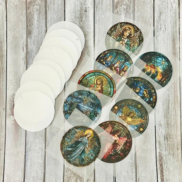Stained Glass Seasonal Ornament DTF Kit | DIY Kits