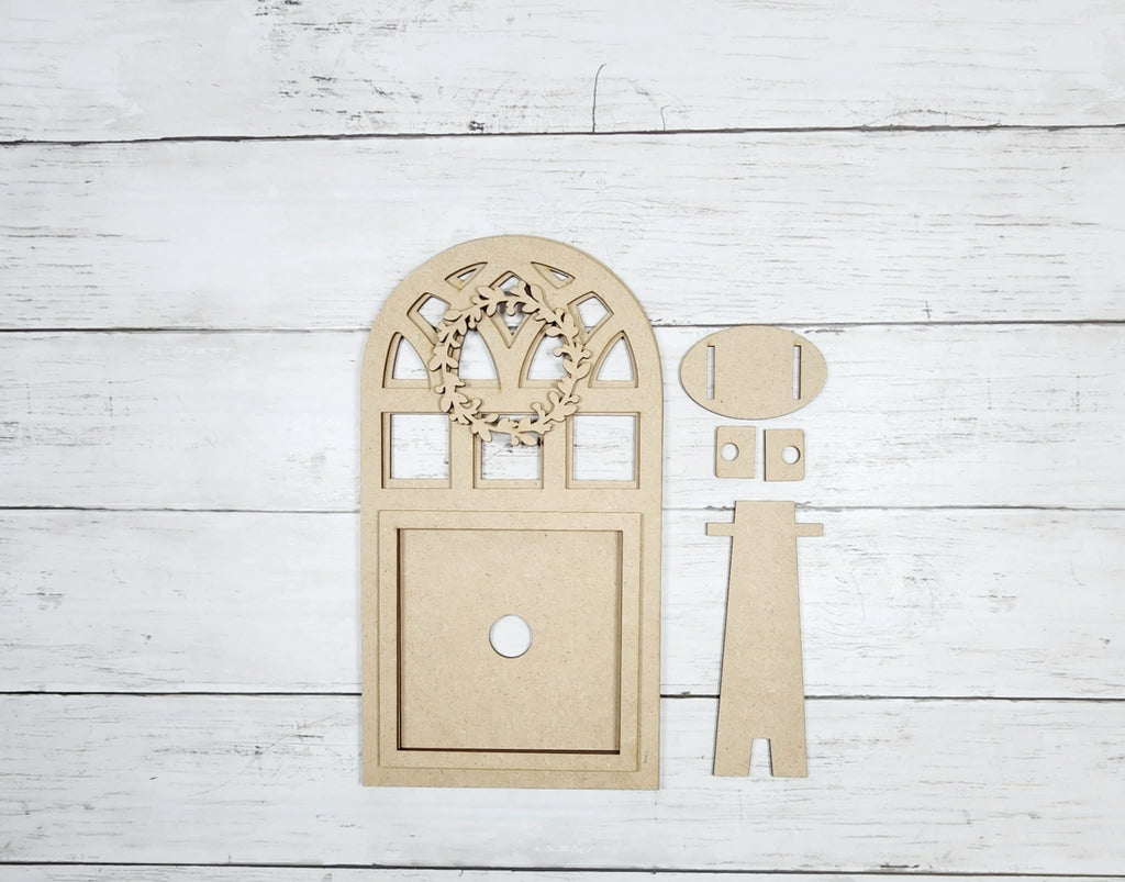 Lavender Interchangeable Arch Window Sign – DIY Wood Craft Blank | DIY Kits