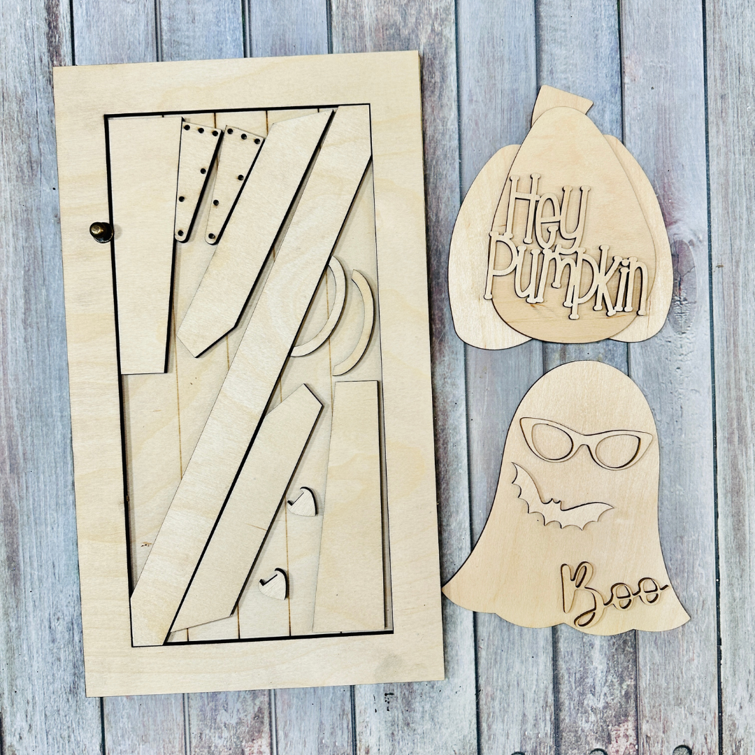 Halloween Door Hangers | DIY KIT