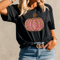 Glitter Leopard Pumpkin| DTF Transfers