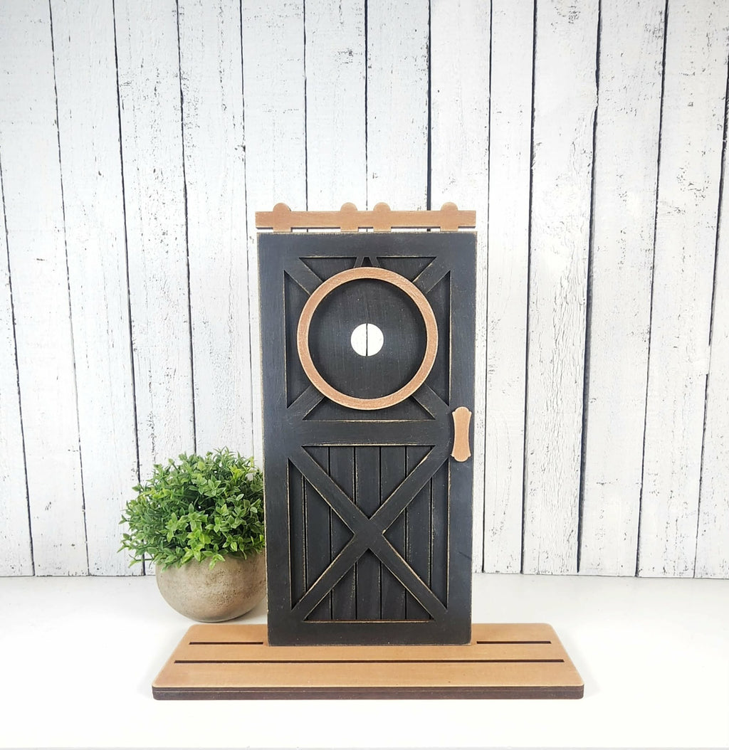 Interchangeable Barn Door Wood Sign | DIY Kits