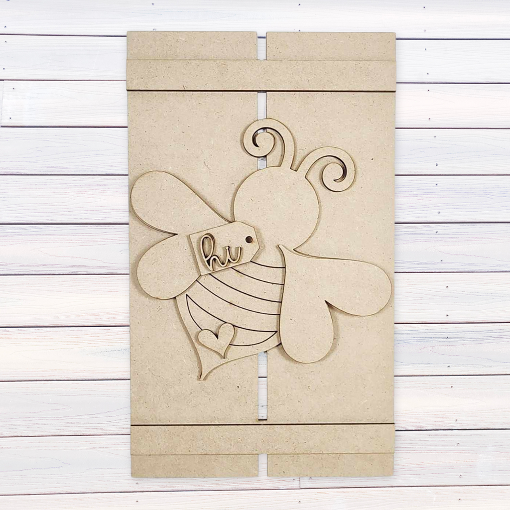 Hi Bee Pallet Wood Craft Blank | DIY Kits