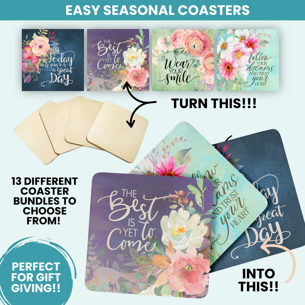 SEASONAL COASTER DTF Kit | DIY Kits