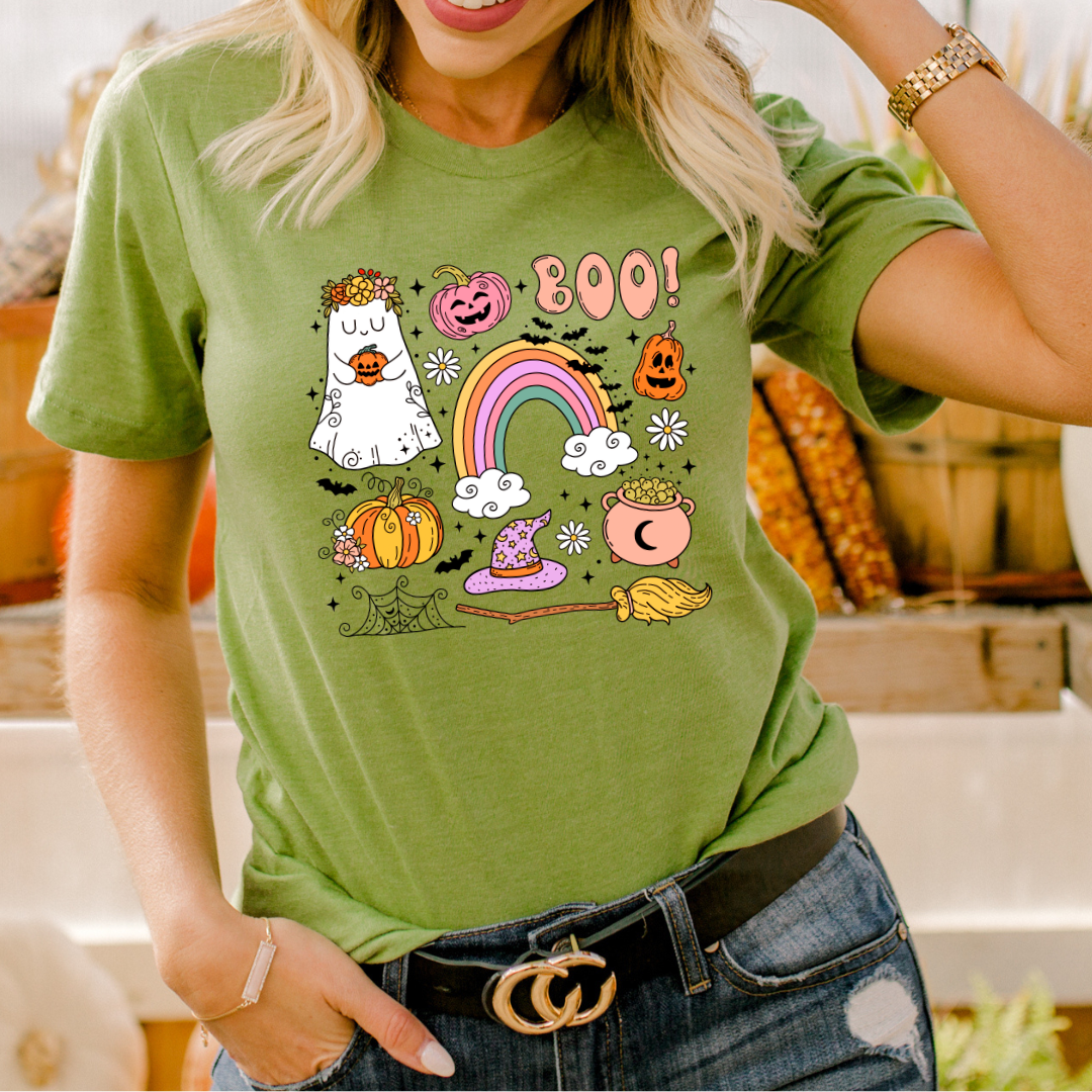 Boo Halloween Scene| DTF Transfers