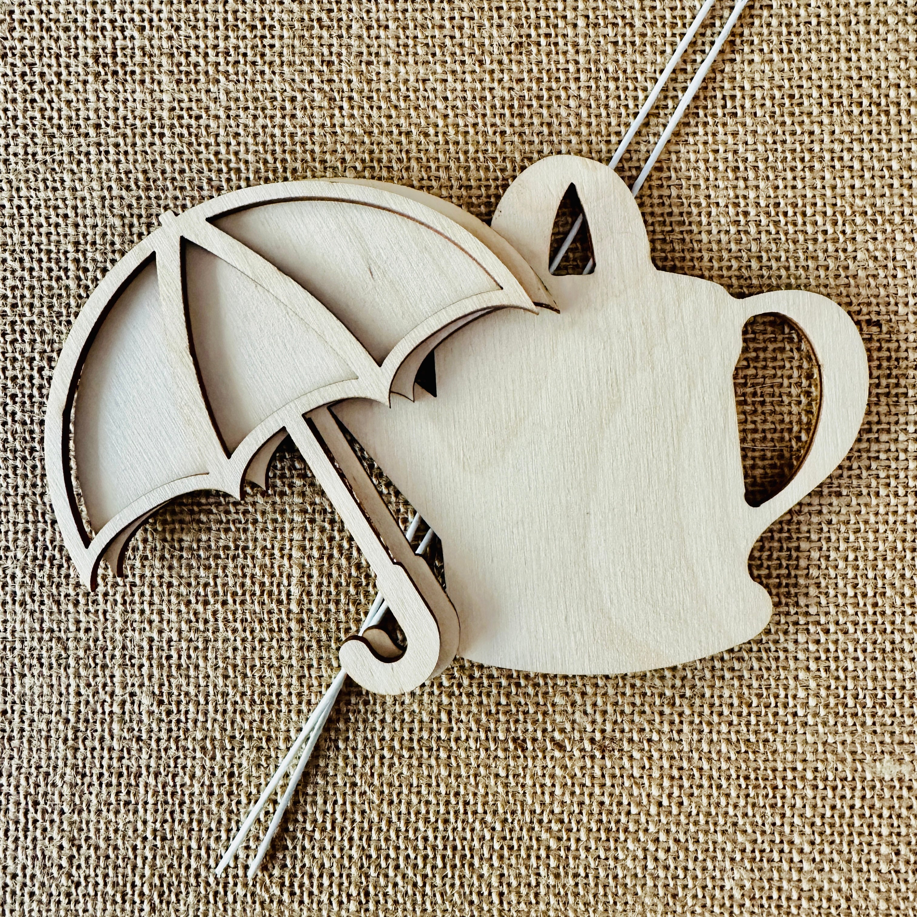 Umbrella & Watering Can Pick Kit | DIY KIT