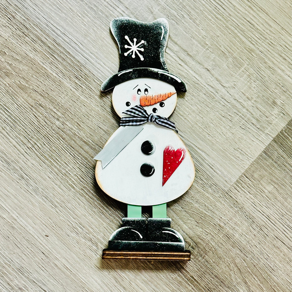 Standing Snowman DIY Kit | Wood Craft Blank