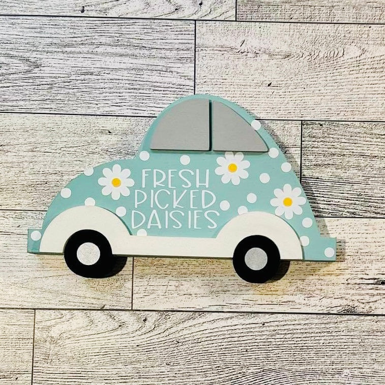 Beetle Bug Car Wood Craft Blank | DIY Kit