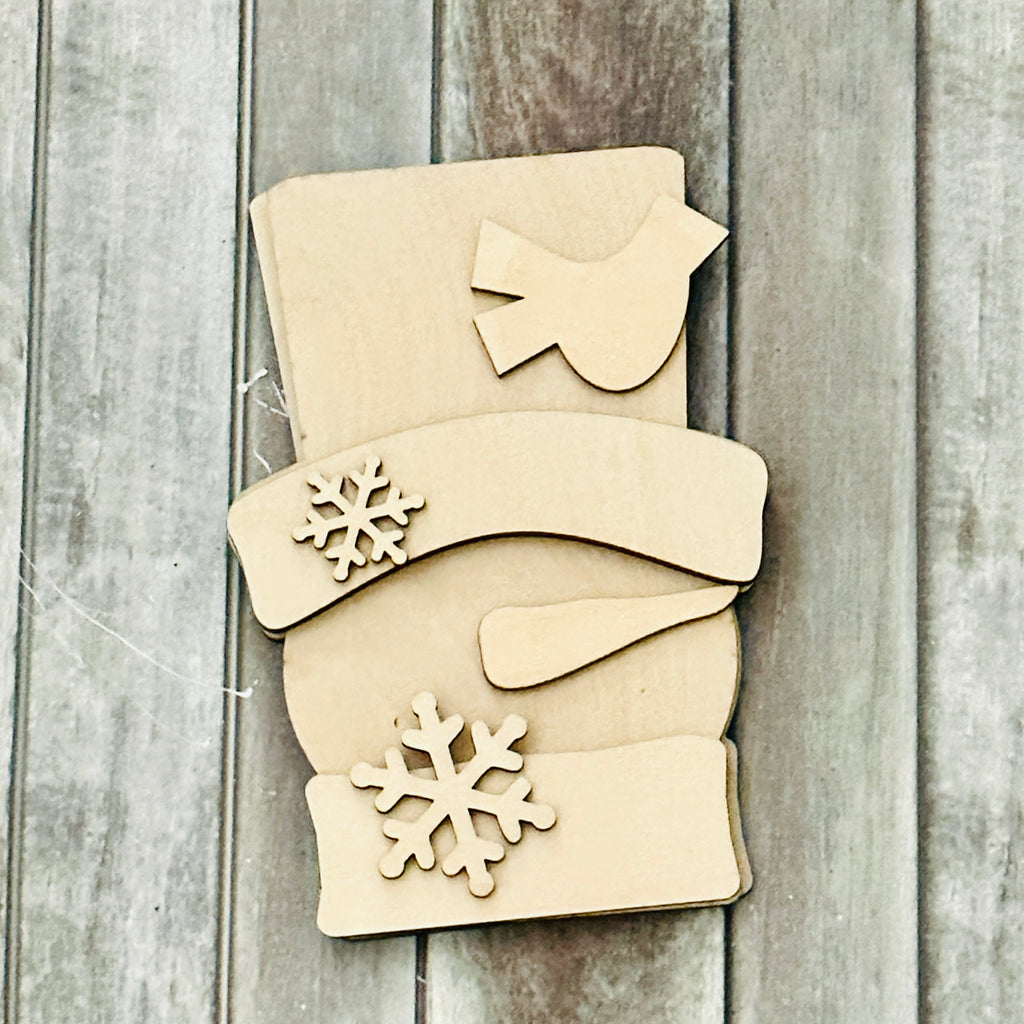 Snowman Head with Bird | DIY KIT