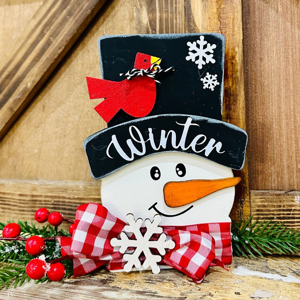 Snowman Head with Bird | DIY KIT