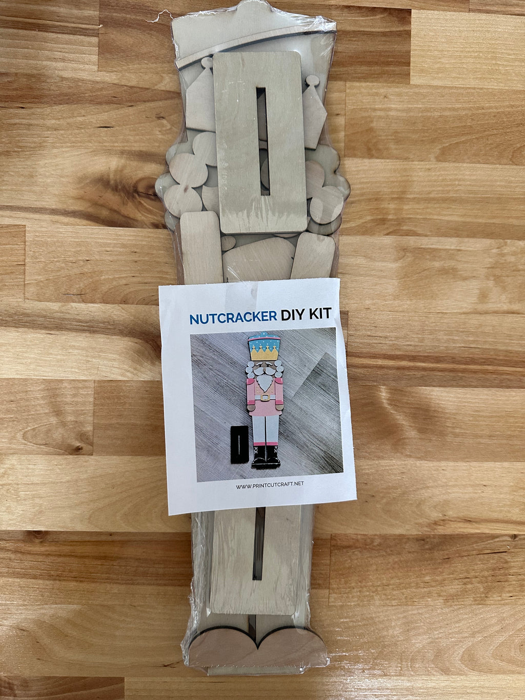 Nutcracker DIY Kit | Wood Craft Blank
