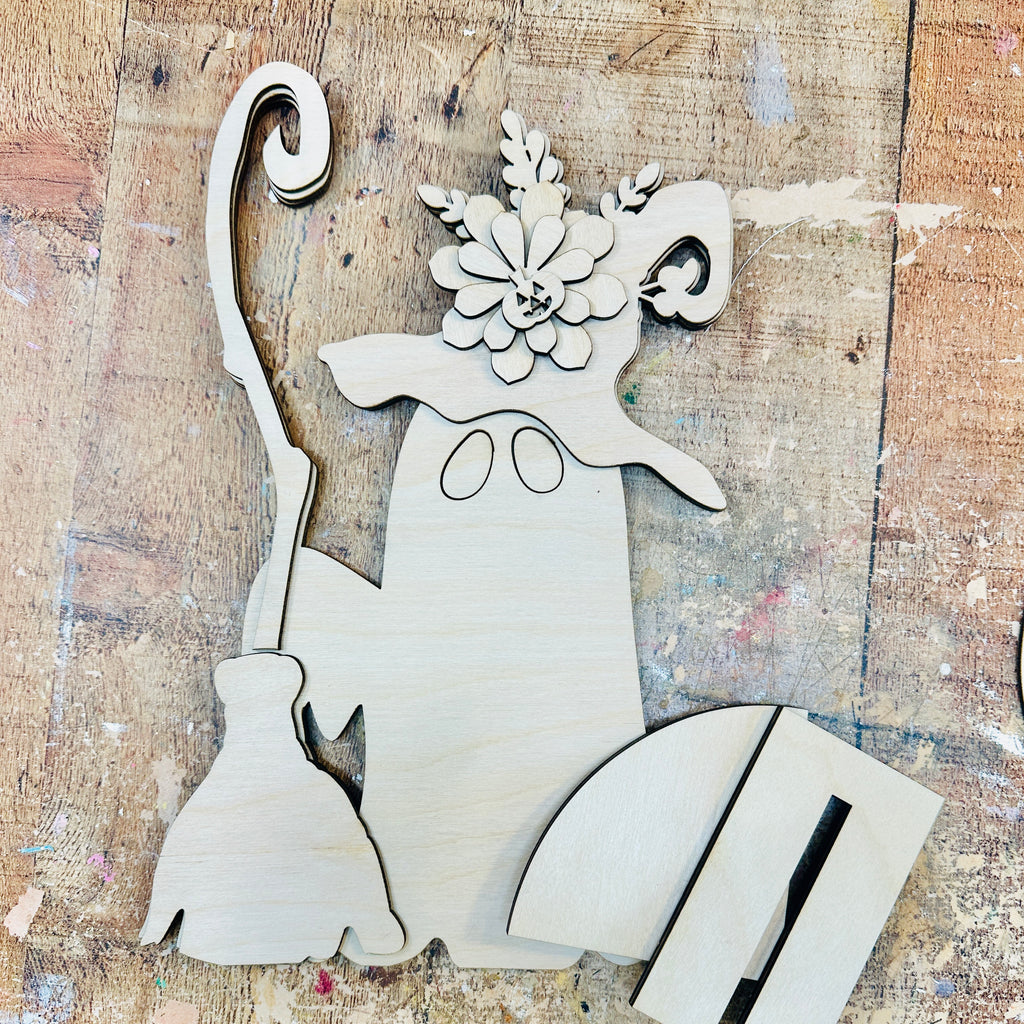 Ghost With Witch Hat | DIY Kits
