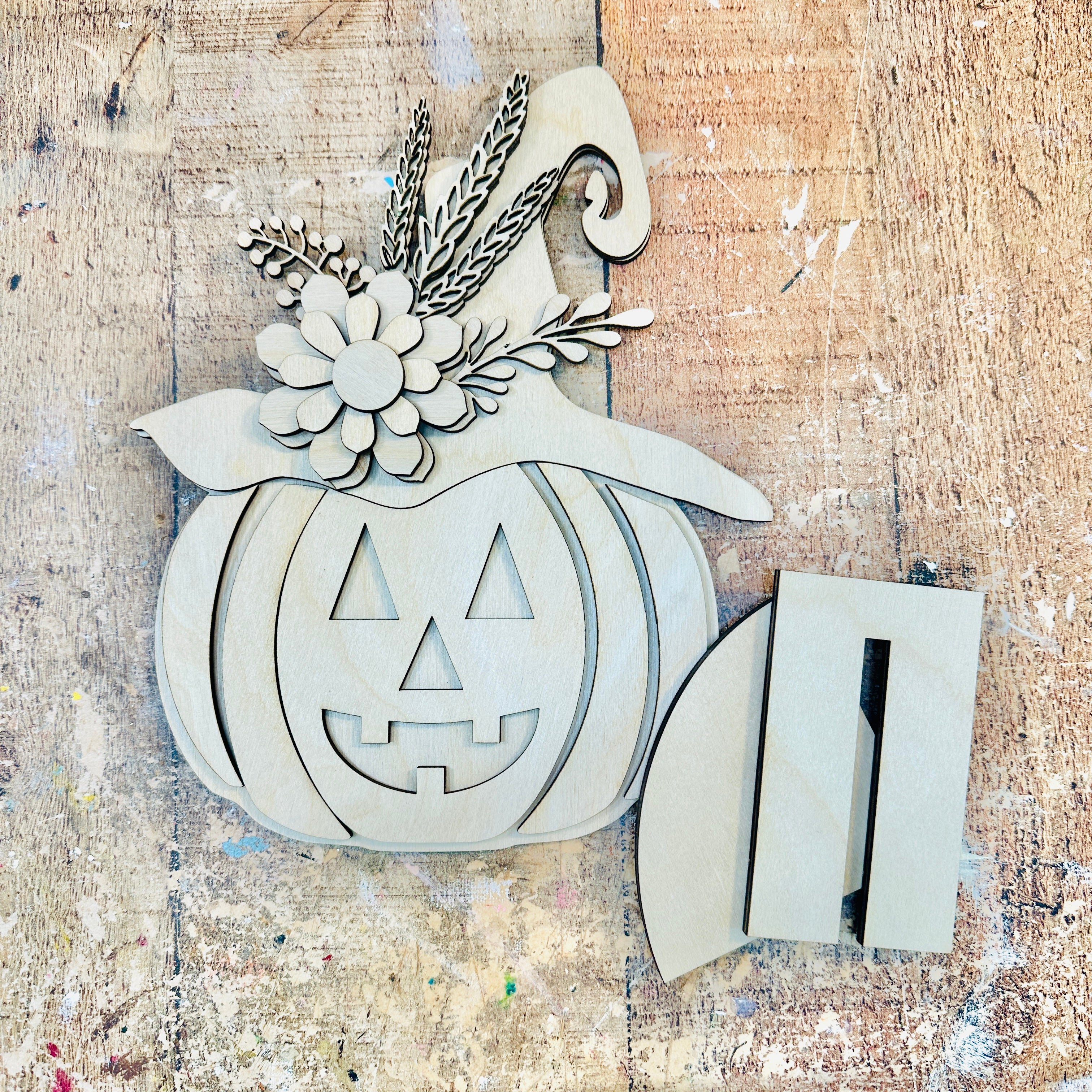 Pumpkin With Witch Hat | DIY Kits