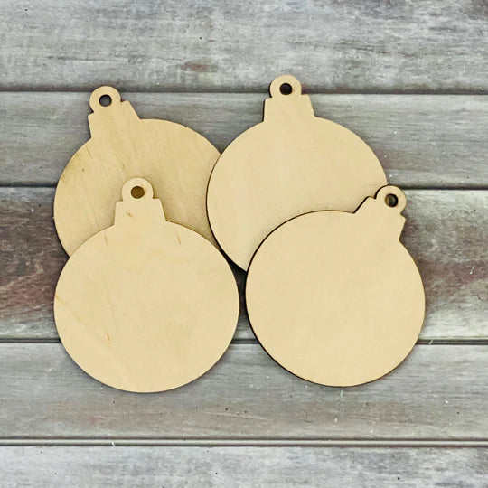 Round Wood Ornament Coasters| DIY KIT